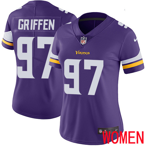 Minnesota Vikings #97 Limited Everson Griffen Purple Nike NFL Home Women Jersey Vapor Untouchable